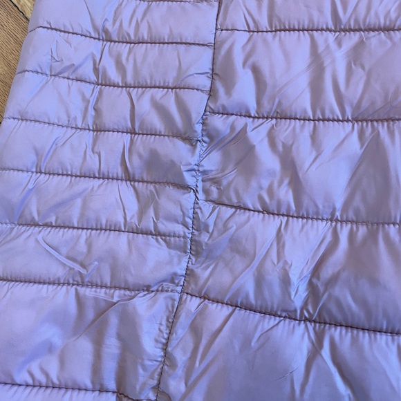 Women's Hooded Quilted Jacket - Pink - Picture 7 of 9